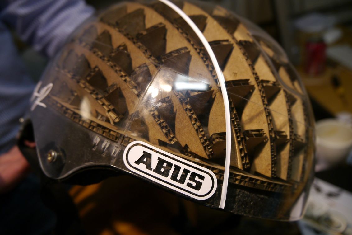 The Kranium is reportedly 15 percent lighter than similar foam-cored helmets, and is able to withstand three times as much impact energy