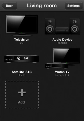 VooMote One IR sleeve and app convert iPhone or iPod touch into a universal remote - the app screenshot (Photo: iTunes)