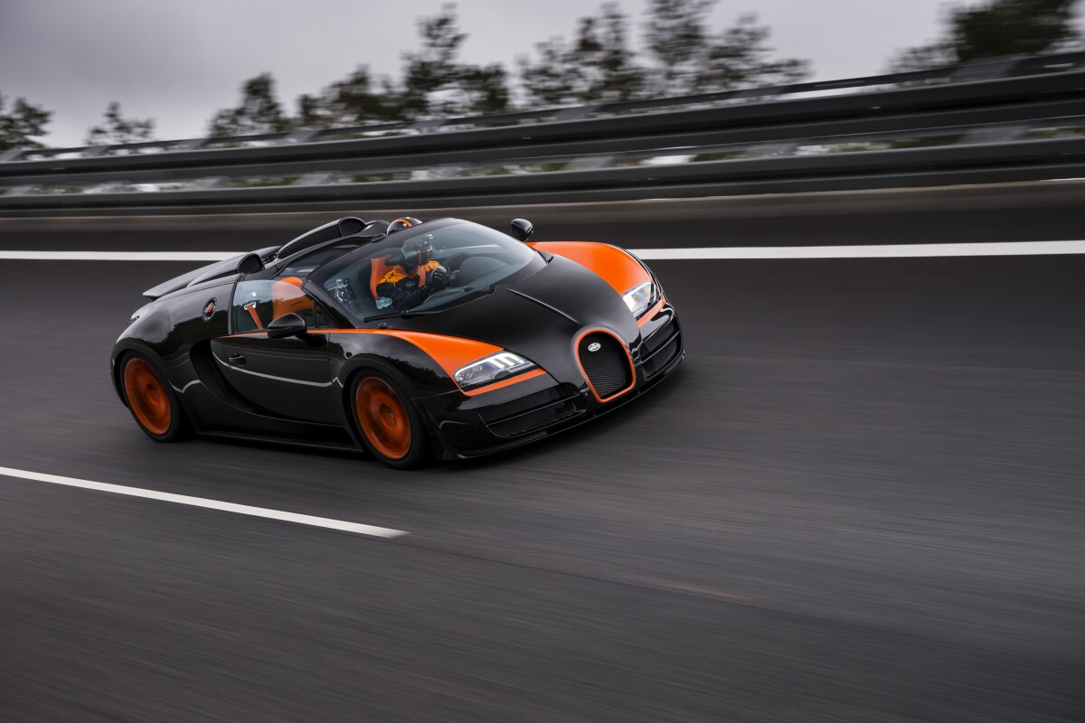 The Bugatti Veyron 16.4 Grand Sport Vitesse is the world's fastest convertible