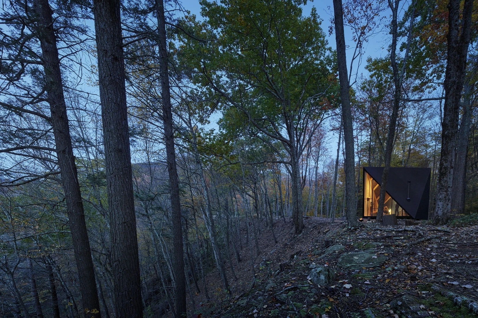 The prototype A45 model pictured is currently installed in Upstate New York and measures 183 sq ft (17 sq m)