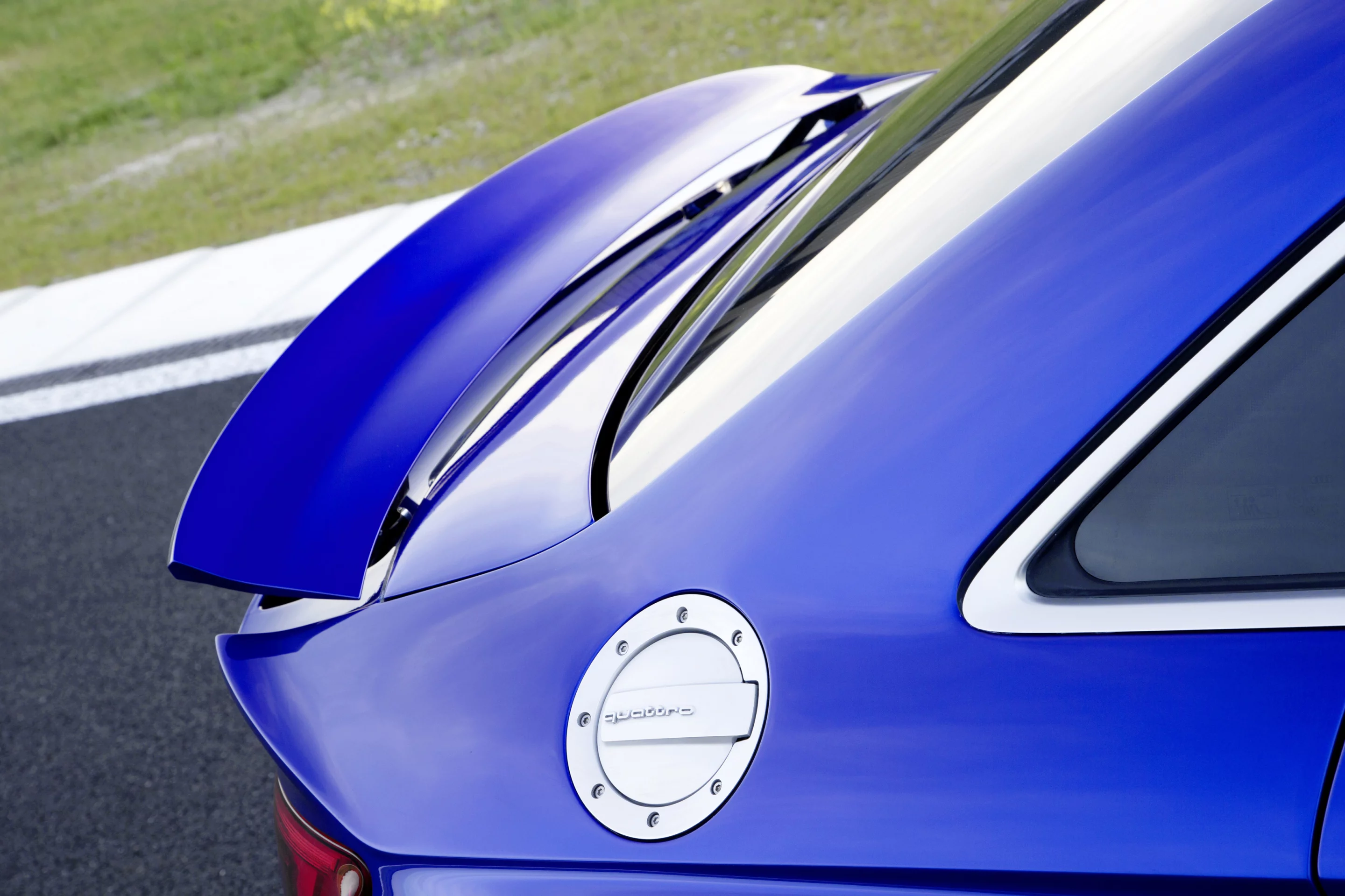 The A3 clubsport quattro gets a metallic fuel filler door