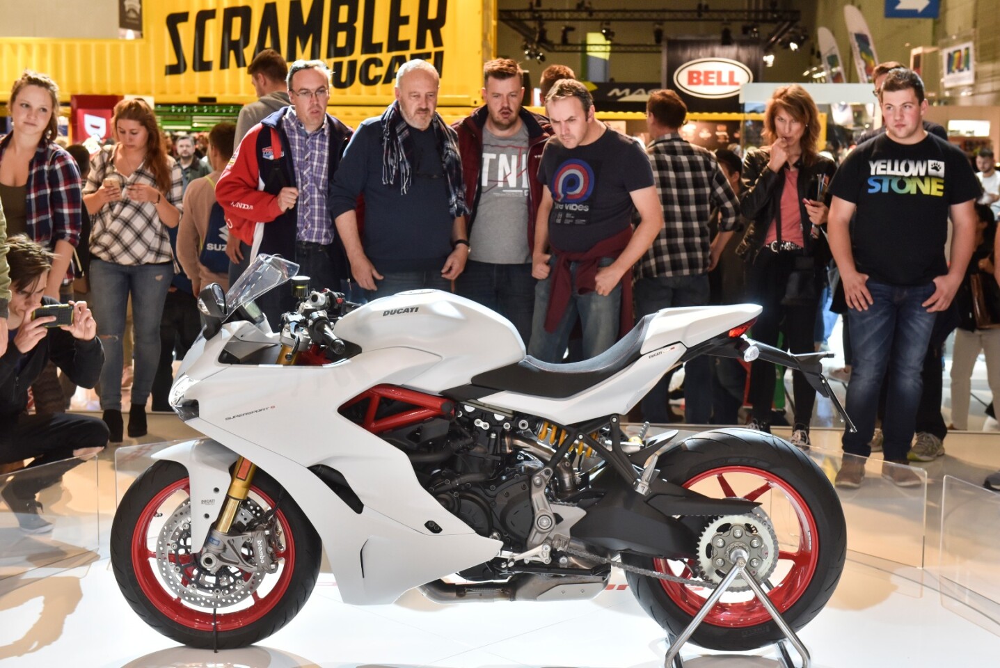 Ducati debuted the Supersport at Intermot 2016