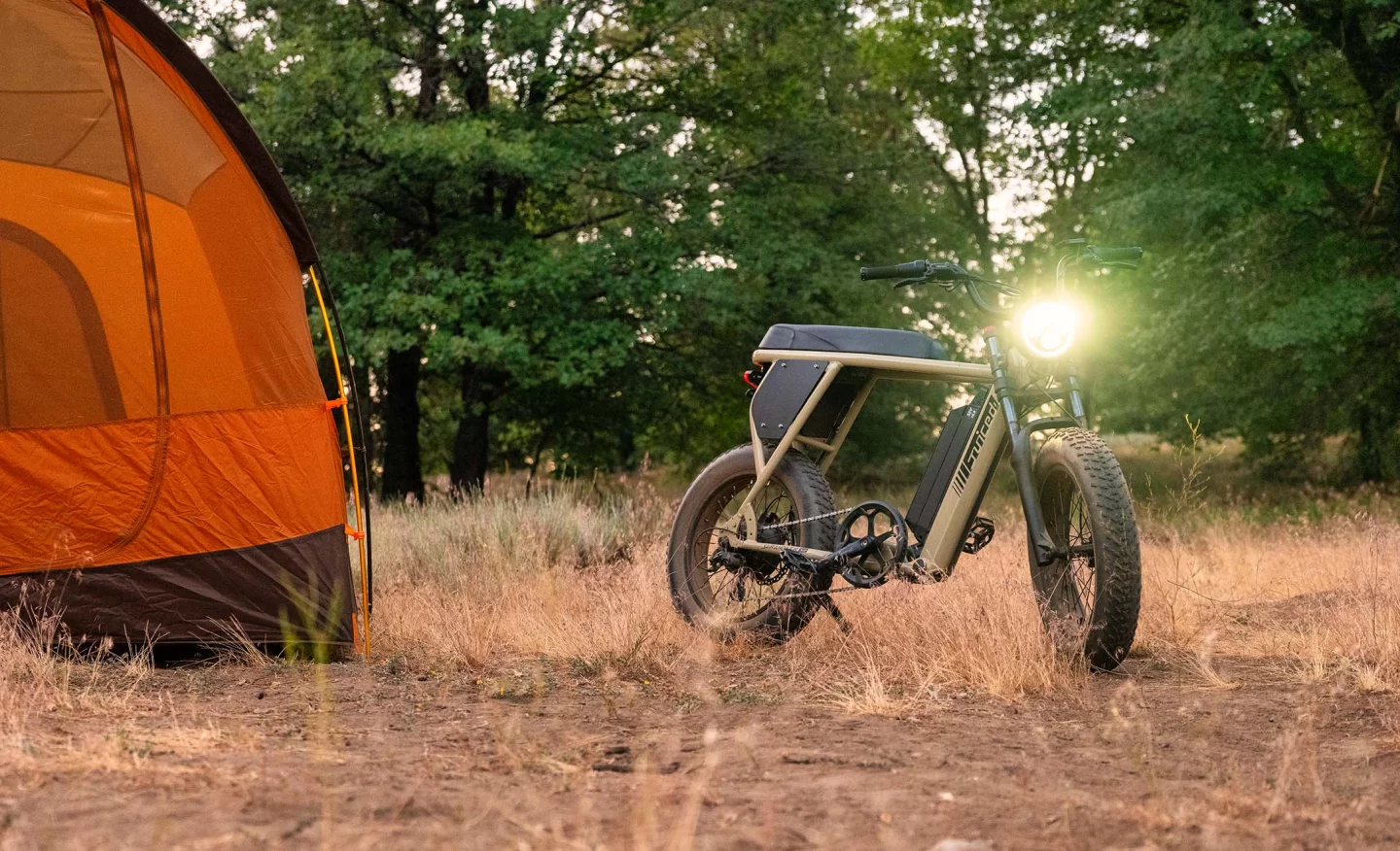 The Scrambler X2's custom padded seat has room enough for two at a squeeze