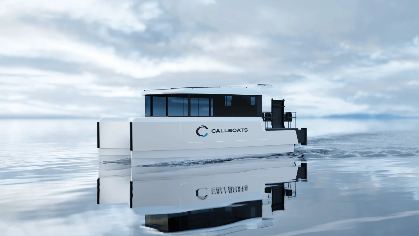 The Callboats Cat-10 10-seater has been kitted out with the requisite cameras, sensors and AI systems for autonomous operation with remote backup