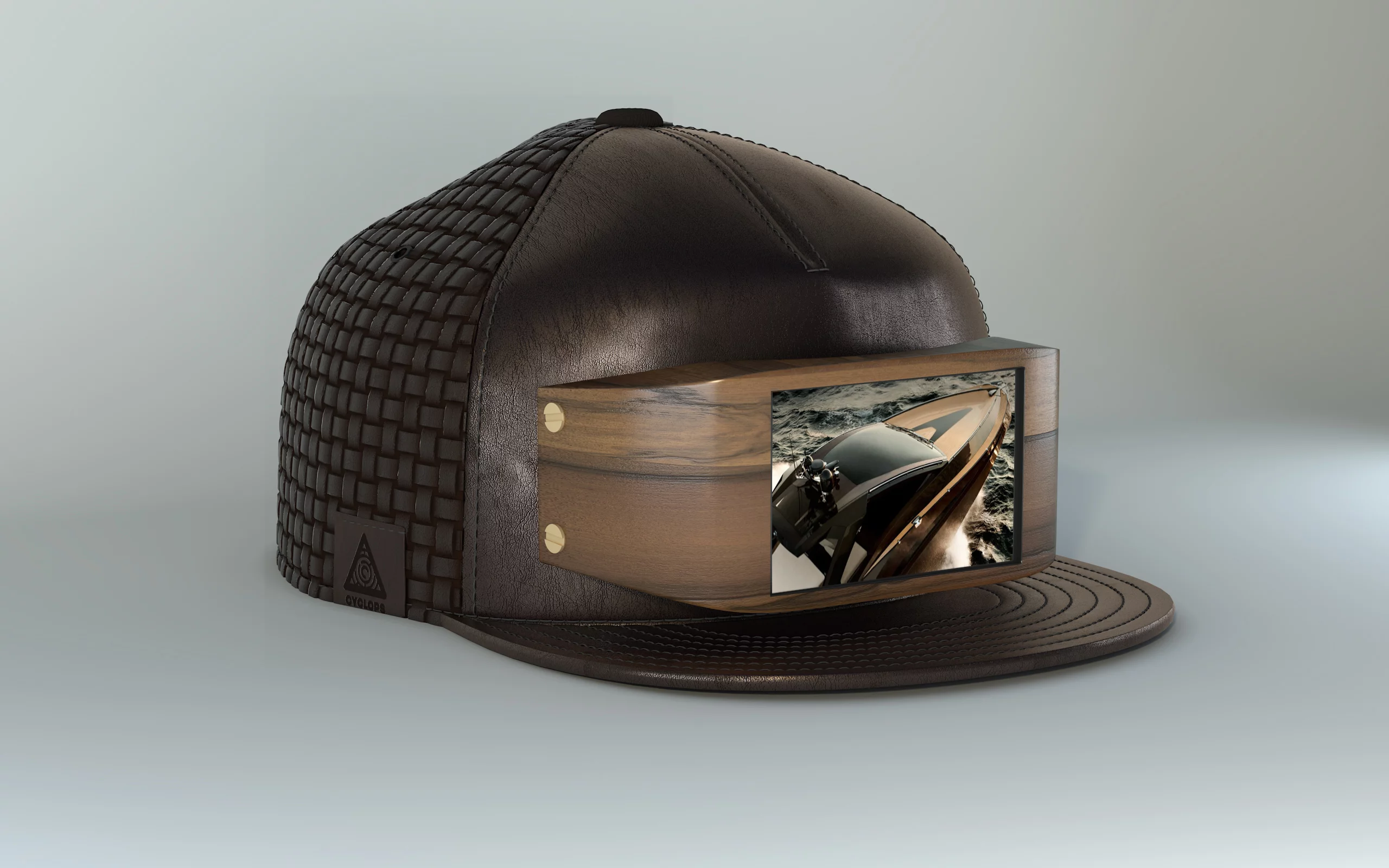 The Cyclops Nature line is made of leather and wood