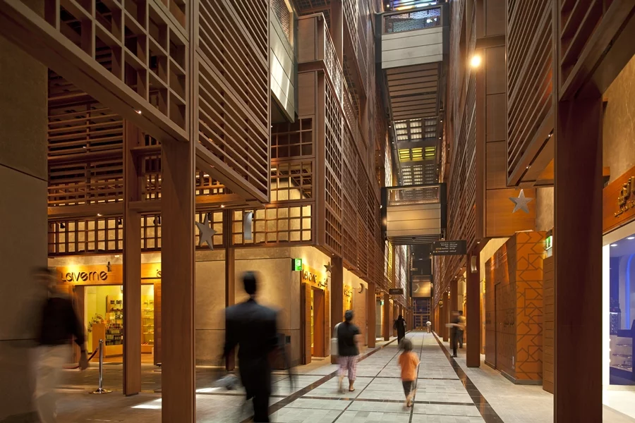 The Abu Dhabi Central Market comprises alleyways, routes and squares, like a traditional market (Photo: Nigel Young / Foster + Partners)