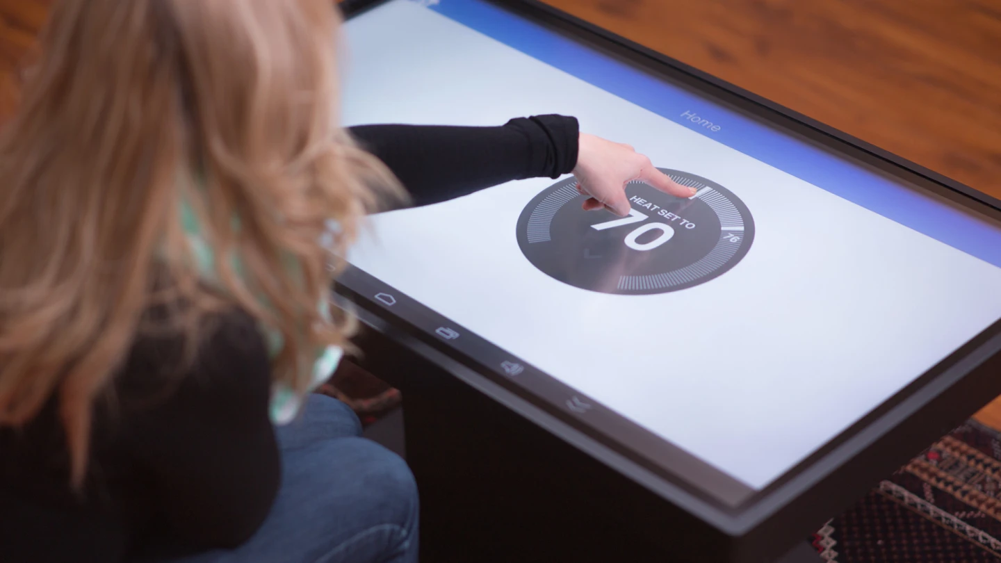Ideum Android Ideum’s Duet smart table runs both Windows 8 and Android