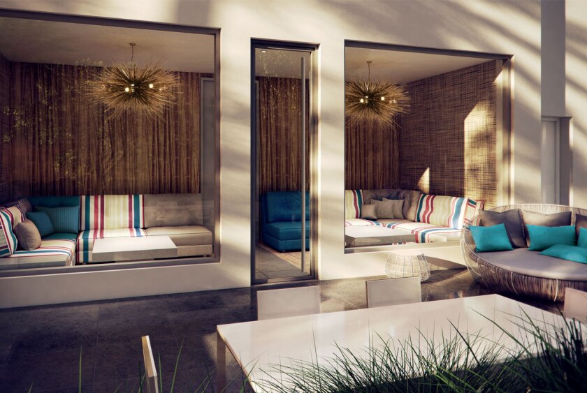 Apartments will feature reclaimed wood floors and natural material wall coverings, floor coverings and furniture