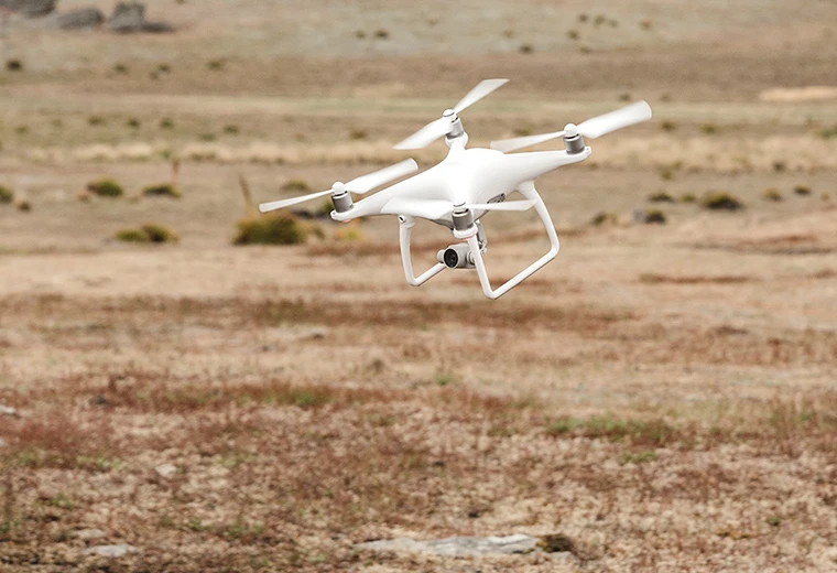 DJI Phantom 4: The Phantom 4 design sees a higher center of gravity for better handling