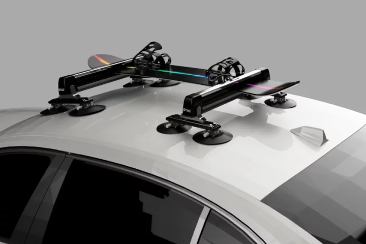 The Stag Rack system mounts in about two minutes