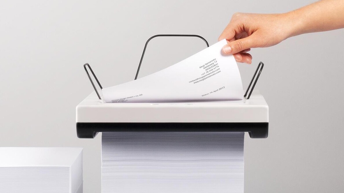 The Stack is an inkjet printer that does away with the need for a paper feed tray