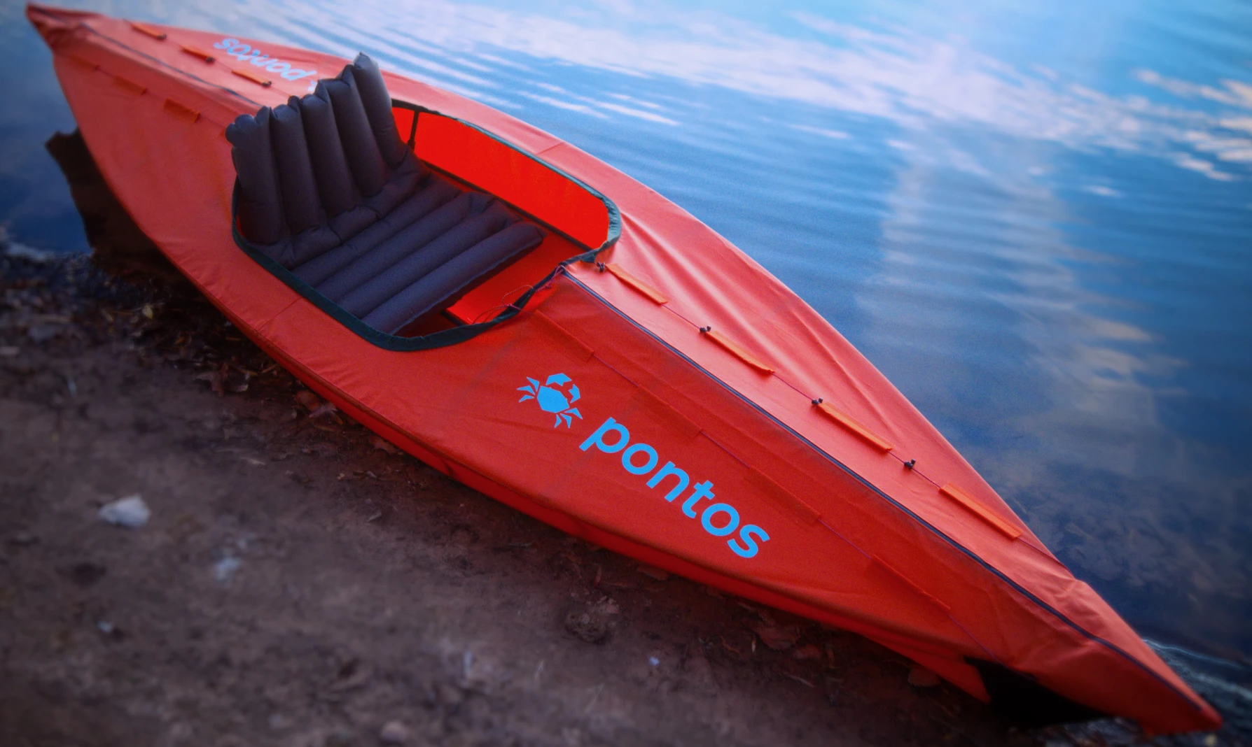 The Pontos 2.0 measures 10.5 feet long by 29 inches wide when fully assembled (320 by 74 cm)