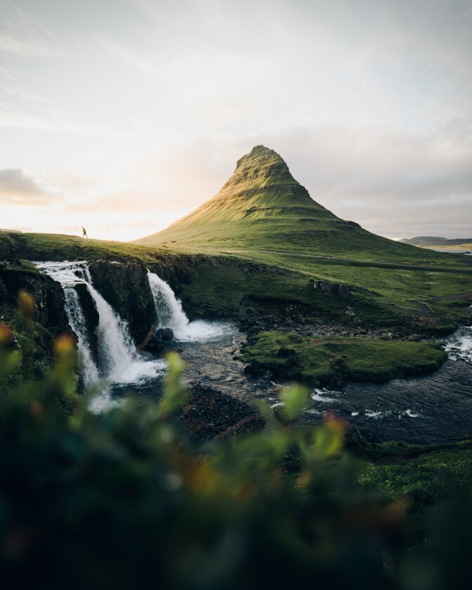 'Iceland alive in the summer'. Kirkjufell Mountain, Iceland