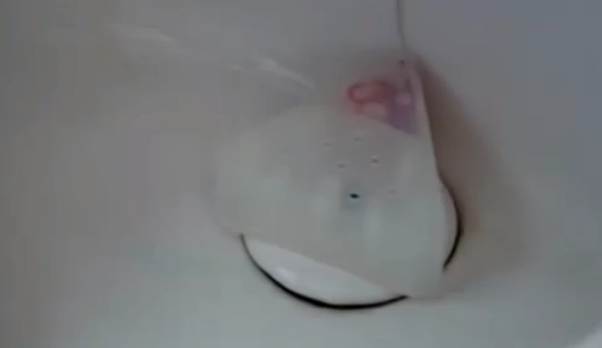 The Pee Analyzer sensor is placed in each urinal
