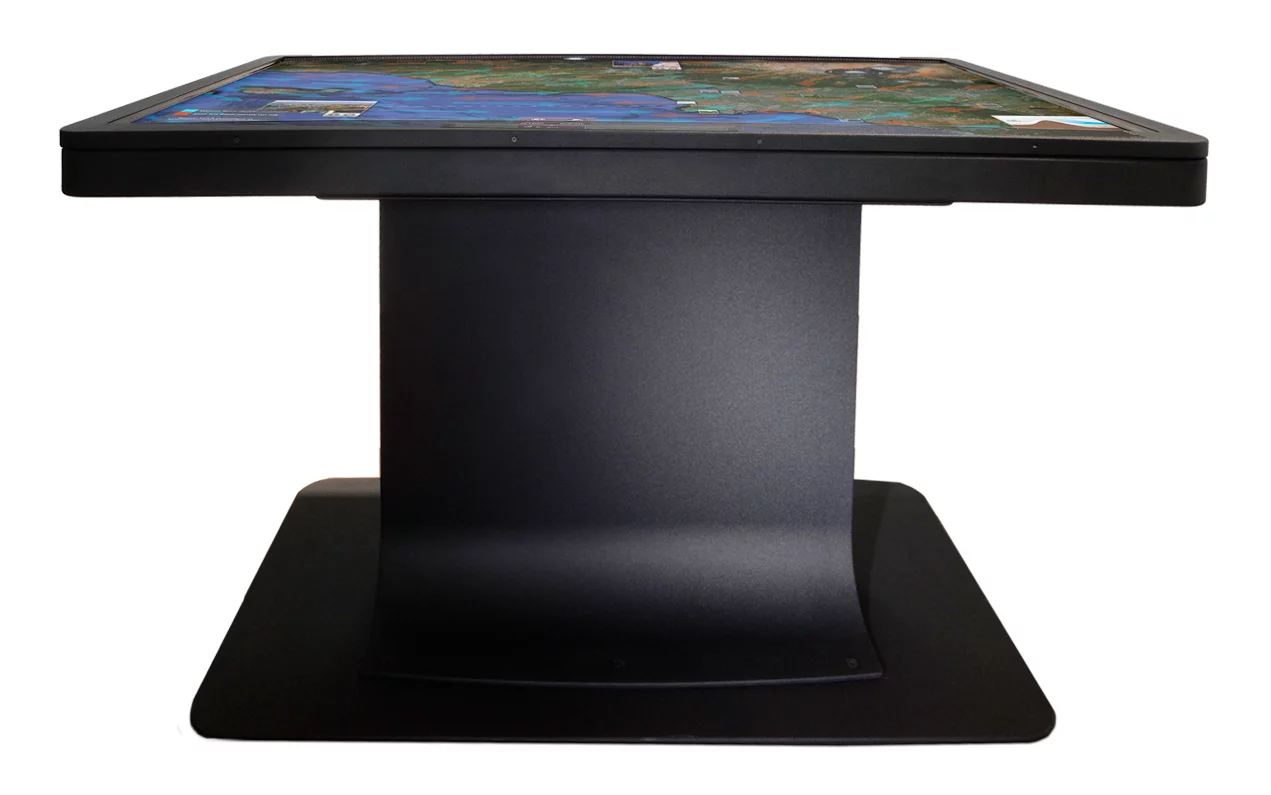 Ideum's new slim MT55 Platform multitouch table