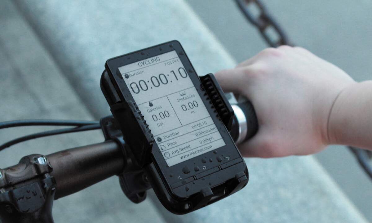 Among other things, the InkCase+ will communicate with your Android phone via bluetooth and act as a fitness tracker without draining your phone's battery