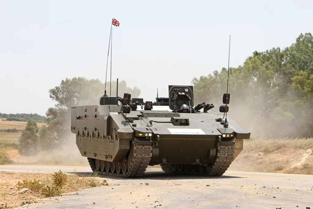 The first SCOUT SV Protected Mobility Recce Support (PMRS) variant pre-production prototype (Image: General Dynamics)