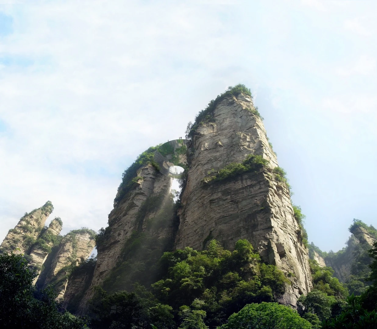 The project is due for Zhangjiajie National Forest Park, a UNESCO World Heritage-listed site