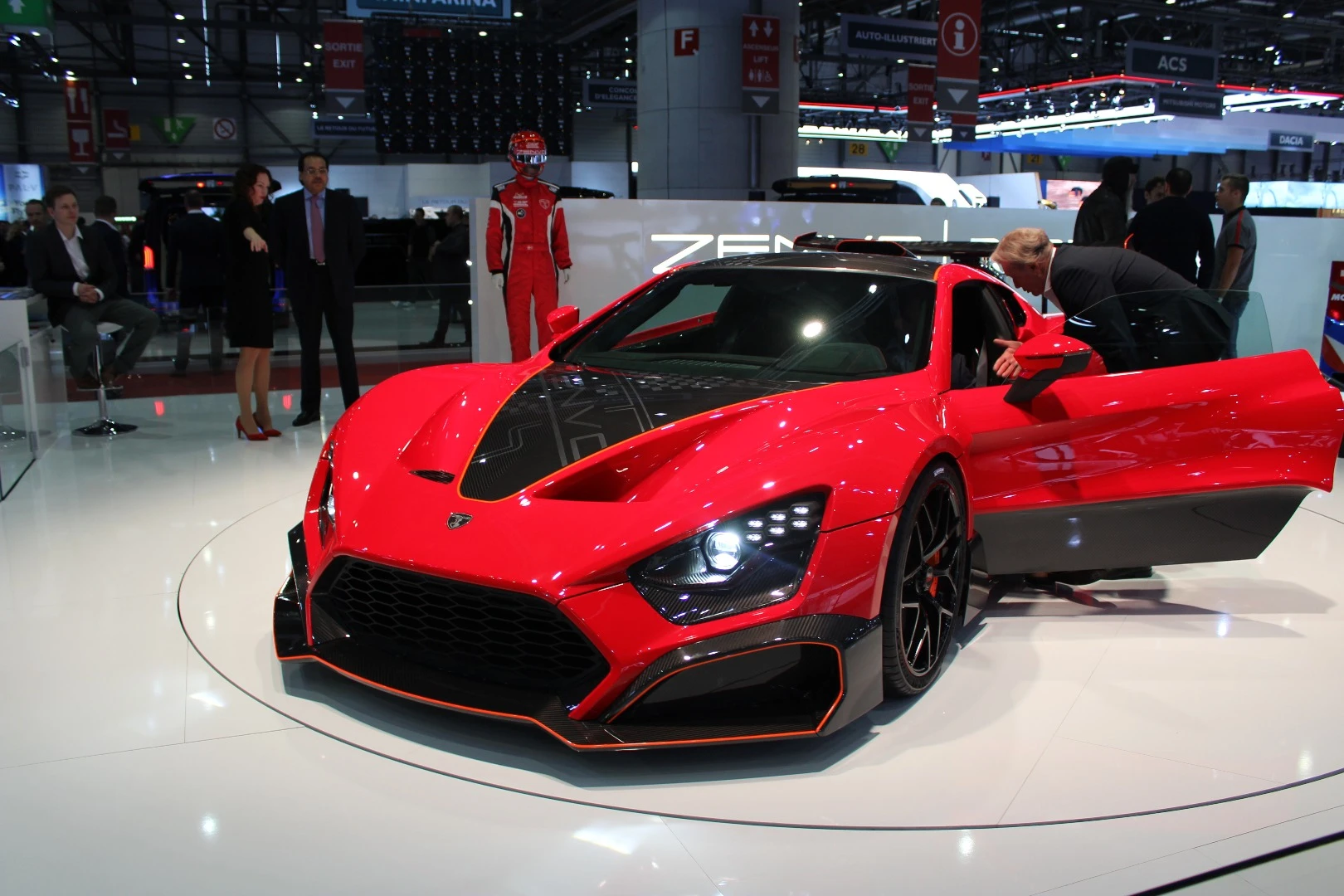 Zenvo TSR-S on display at this year's Geneva Auto Show
