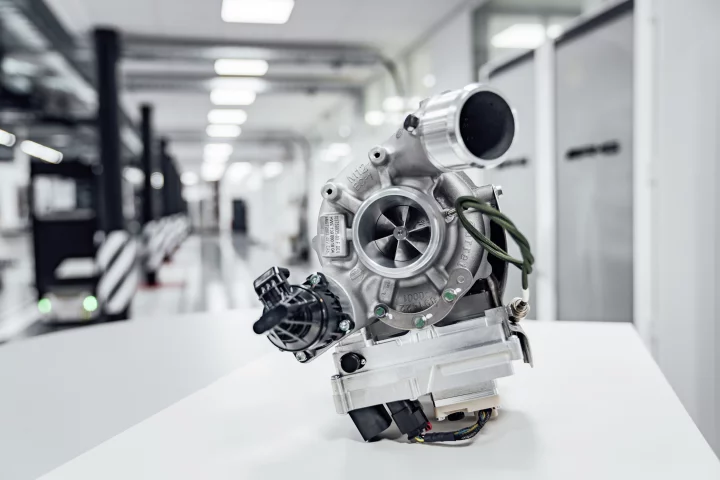 Coupling a small electric motor to a turbocharger will help Mercedes-Benz eliminate turbo lag, allowing engines to run bigger, more powerful and more efficient turbo systems without affecting responsiveness