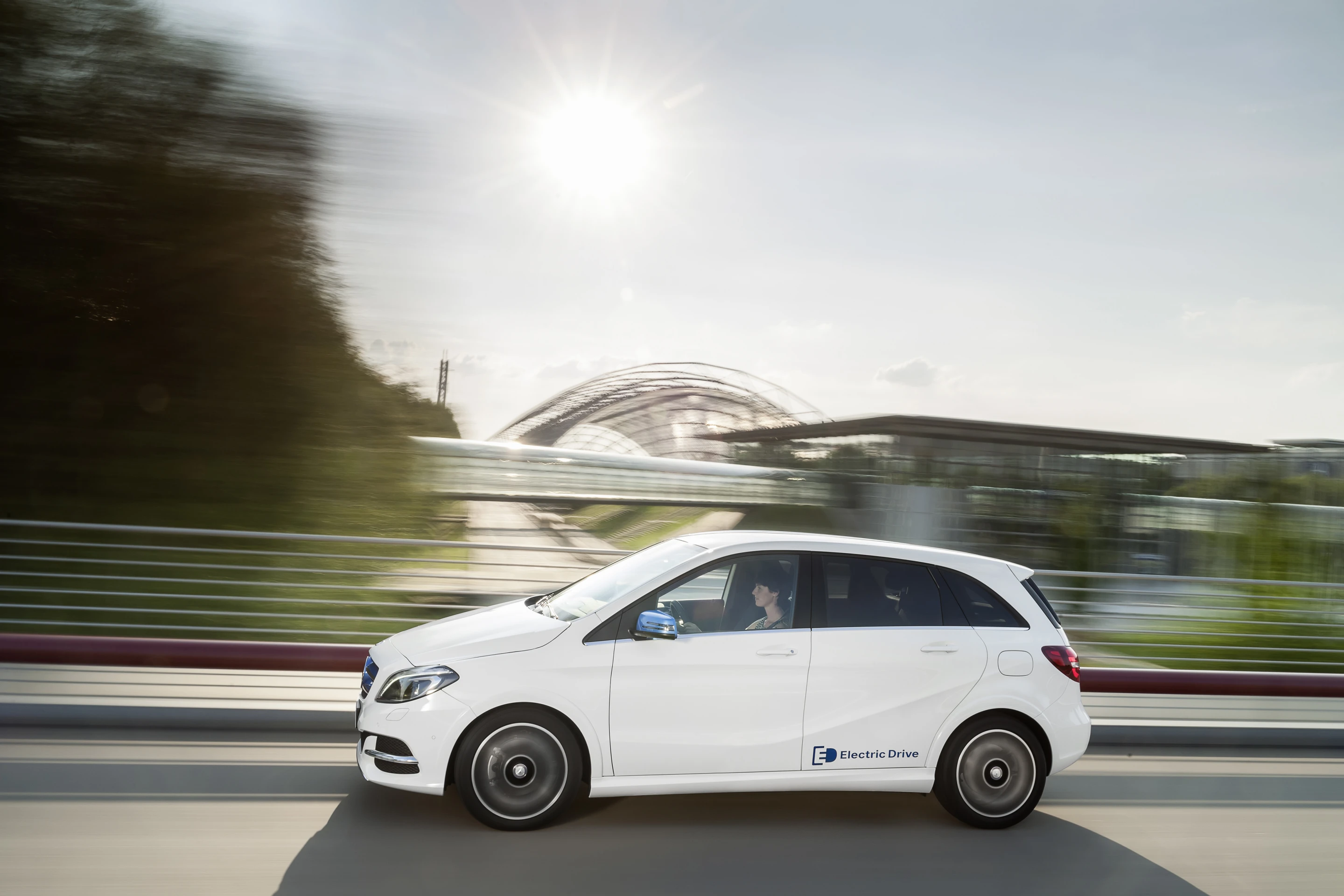 There is no word on how far the Electric Drive B-Class' can travel between charges