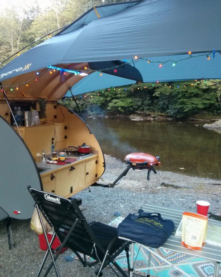 Inka says it's designed a new arm since its photos and now uses a Weber grill, but this photo gives and idea of what the trailer looks like with grill