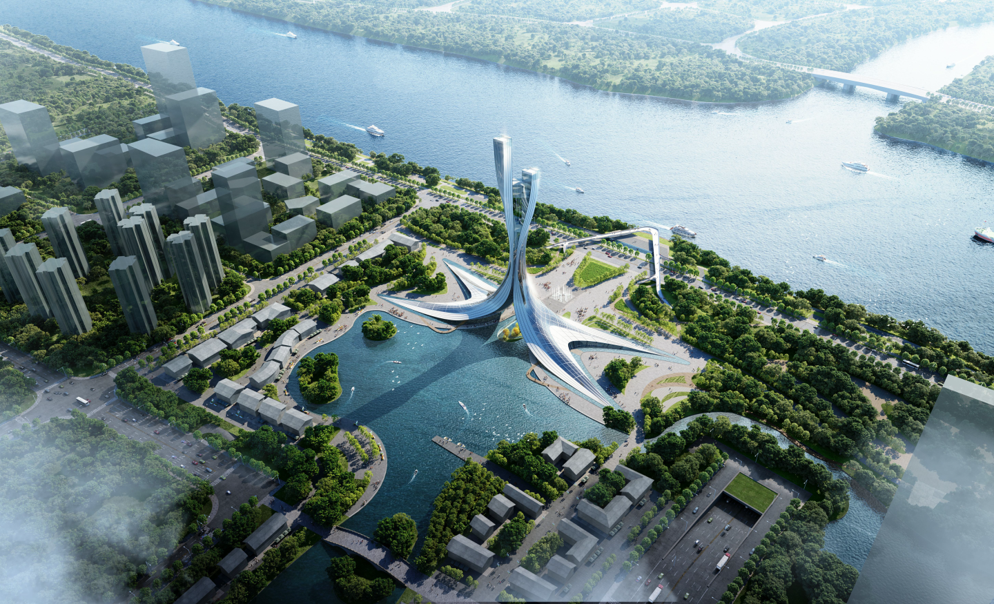 The Xiangjiang Gate will be located in Hunan, China