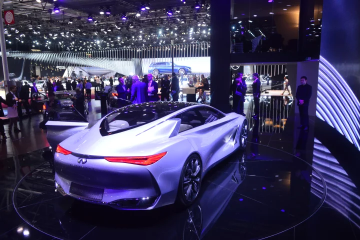 The Q80 showcases new design language destined for future production vehicles (Photo: C.C. Weiss/Gizmag)