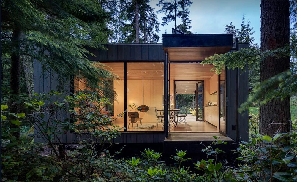 The Whidbey Puzzle Prefab generates more power than it uses