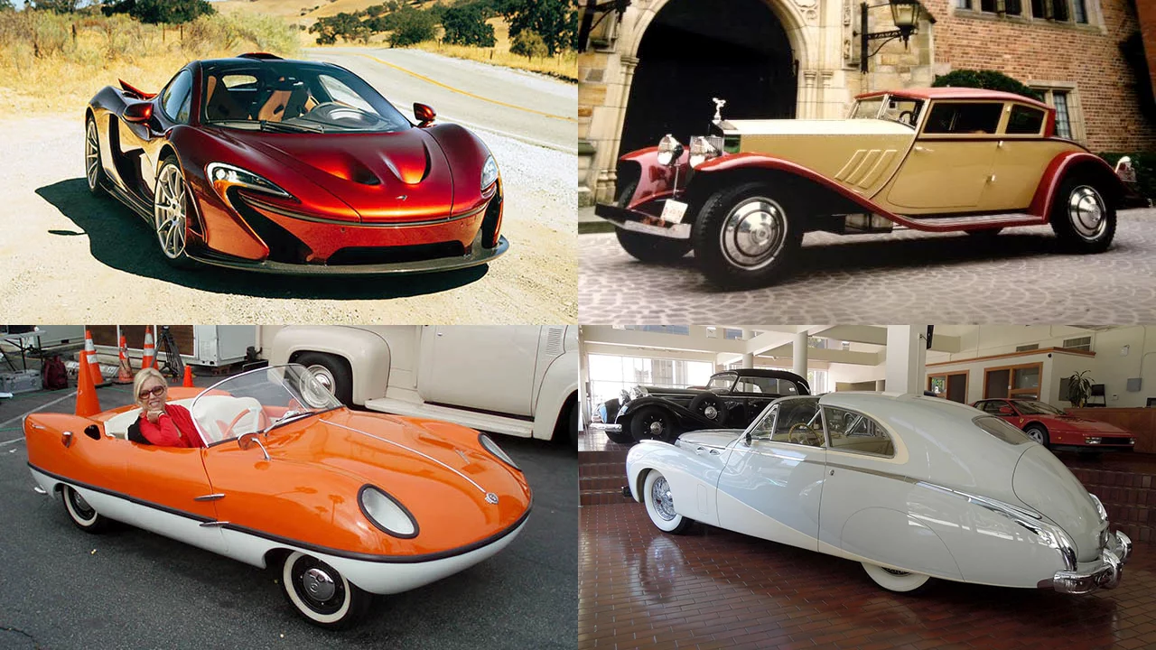 For those with a meagre rather than a non-existent budget, one of the organised shows which doesn't cost much and offers excellent bang-per-buck is the Carmel Mission Classic at the Carmel Mission Basilica. Some of this year's featured cars are pictured.