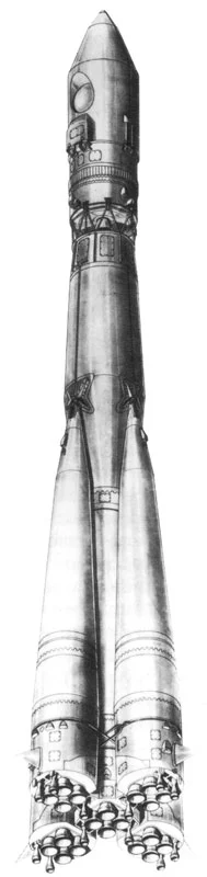 The booster was based on the R7 rocket