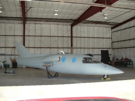 The proof-of-concept aircraft under construction - December 2004