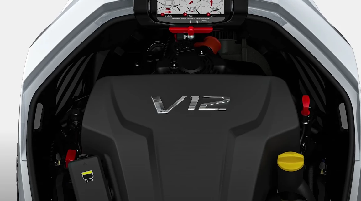 A strut-assisted hatch makes for easy service