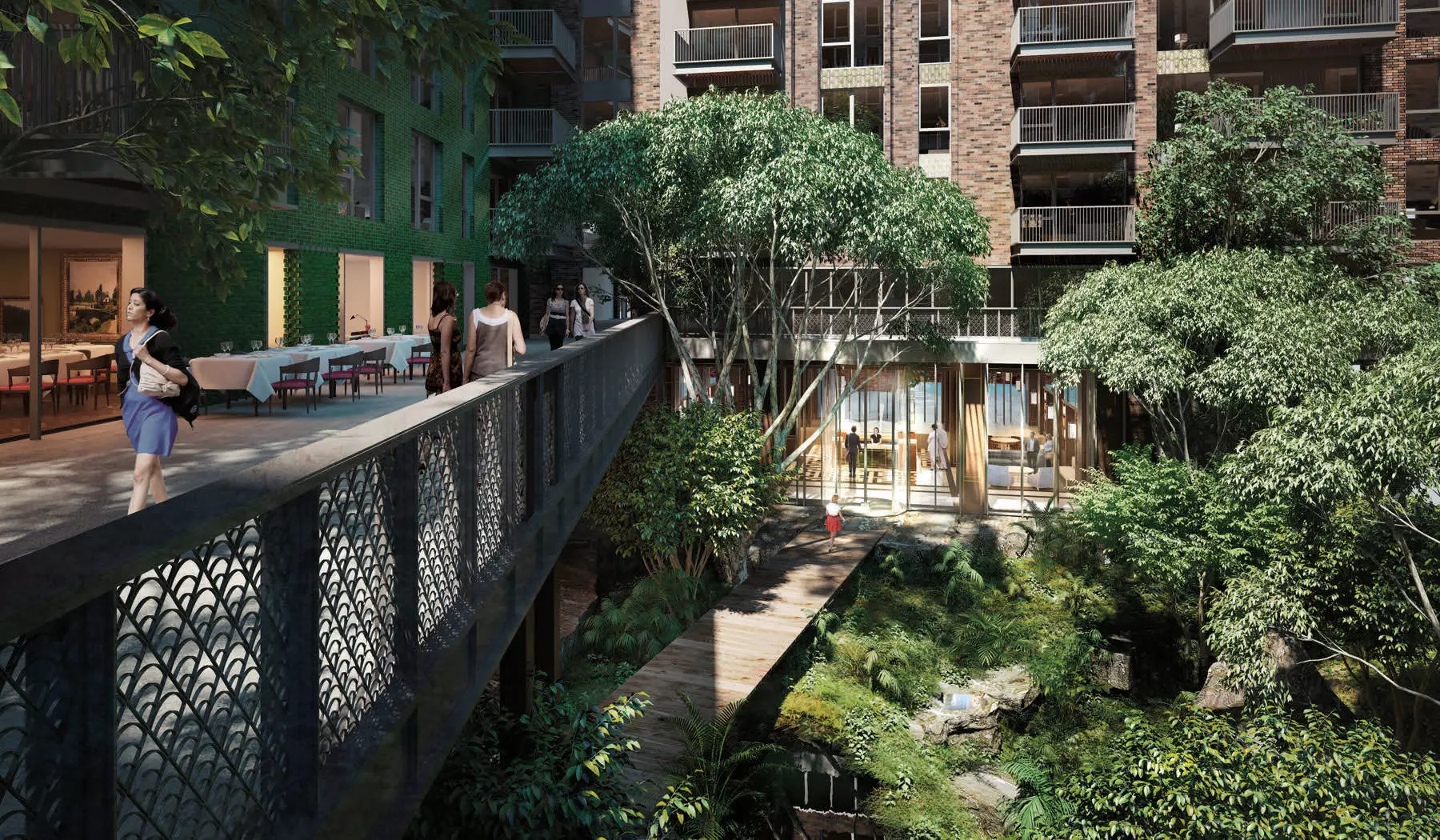The Embassy Gardens development will offer 2,600,000 sq ft (242,000 sq m) pf mixed use space