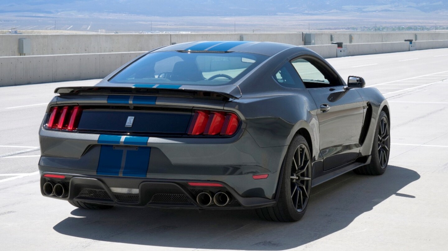 When this GT350R Ford Shelby VIN #001 sold at Barrett-Jackson's Scottsdale Auction in January 2015, it fetched $1,000,000. The new GT350R Ford Shelby featured a flat-plane crankshaft and contained the most powerful, naturally aspirated engine Ford had produced to that time.