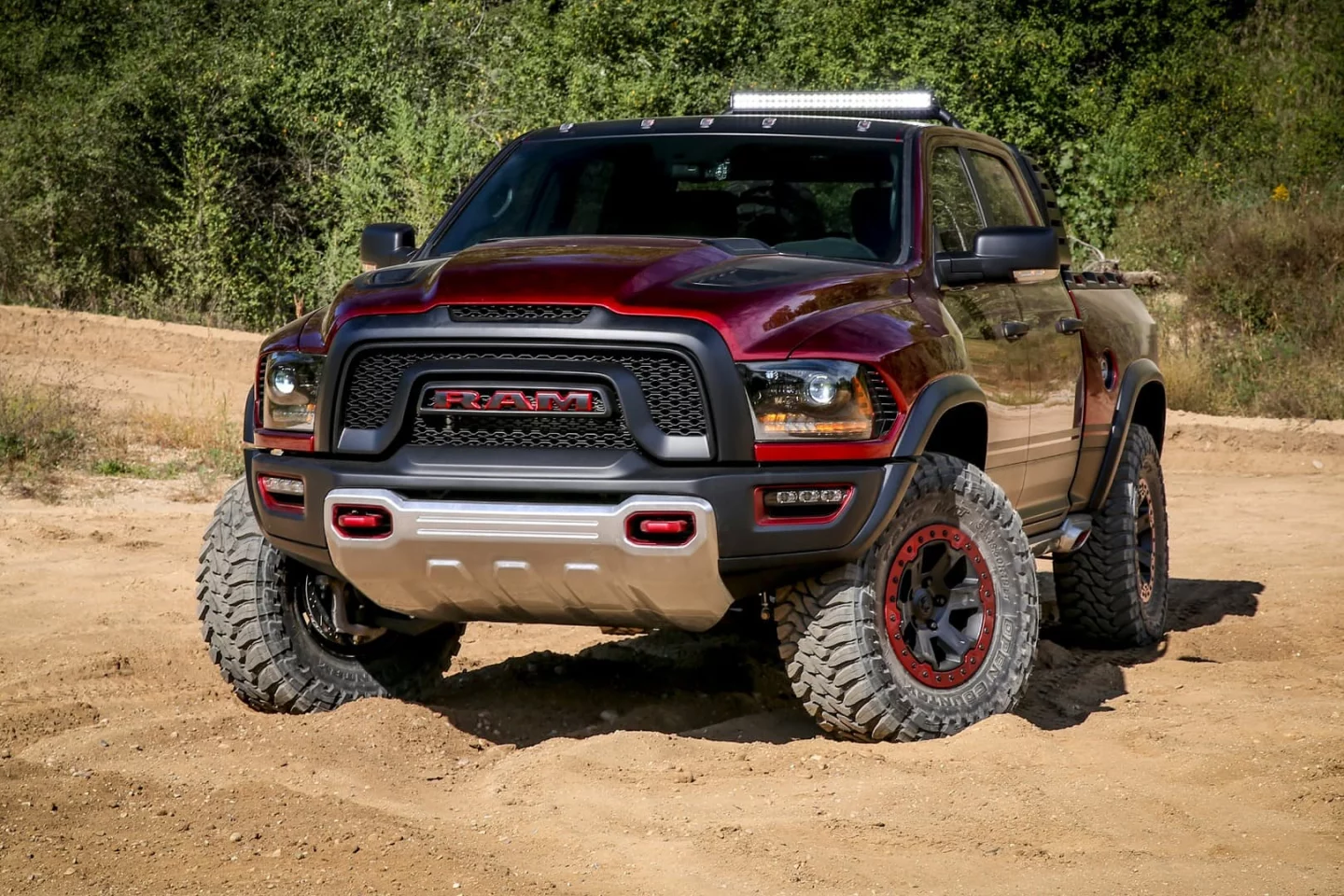 The RAM Rebel TRX has a bespoke LED light bar on the roof