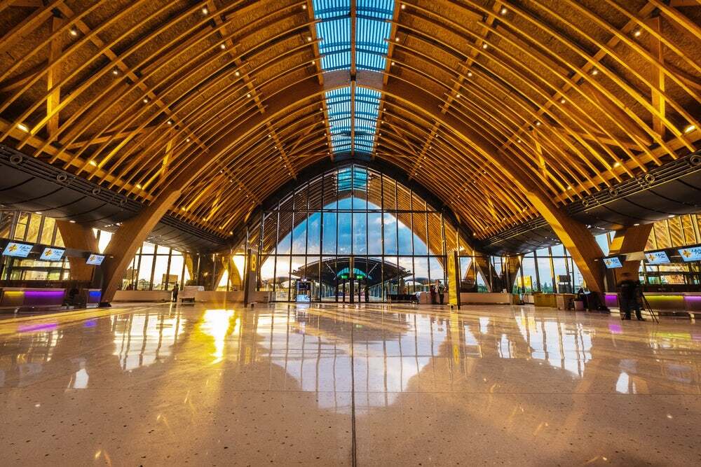 The Mactan Cebu International Terminal 2 project took three years to construct and cost US$327 million