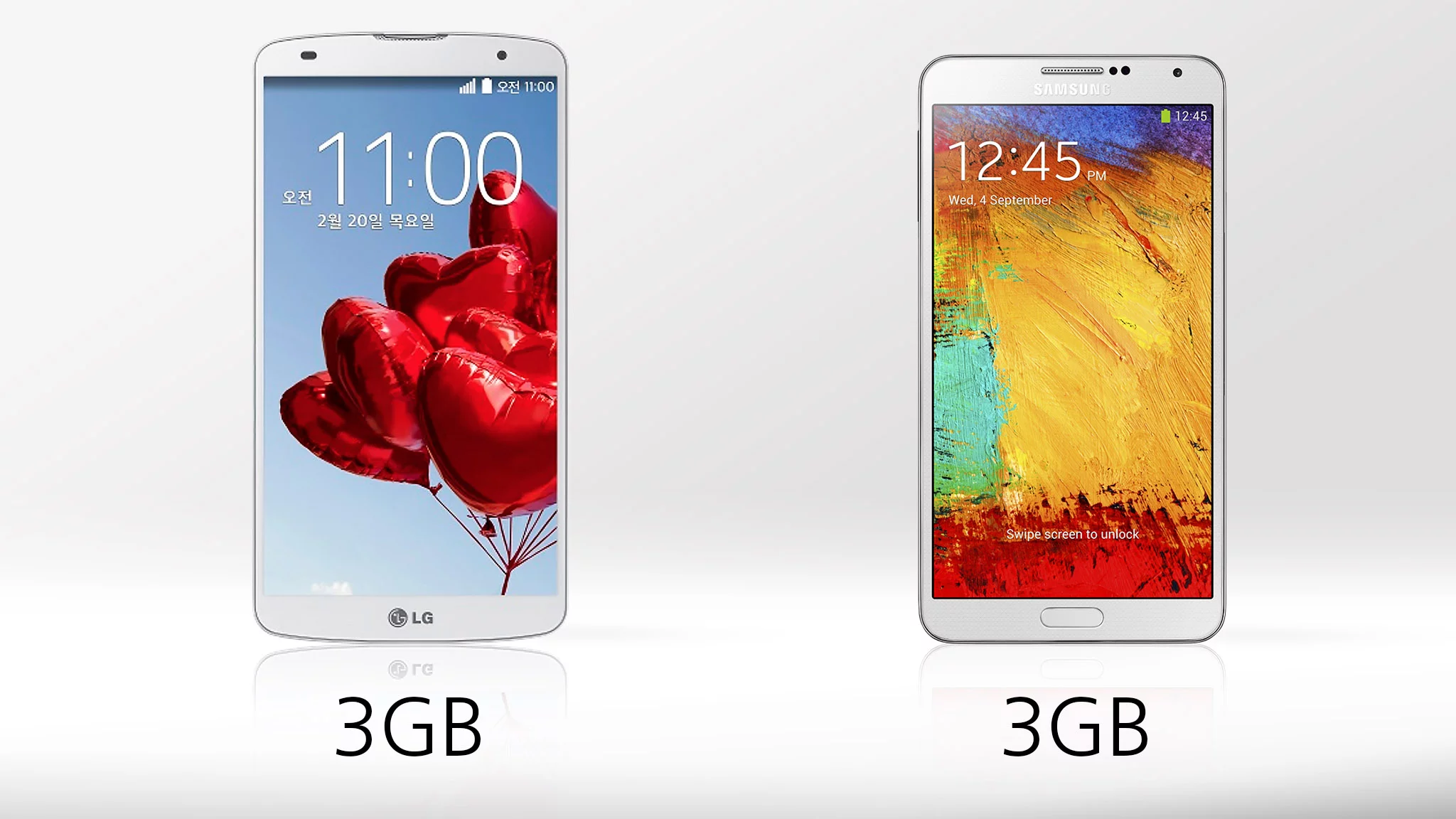 Both phablets tote 3 GB of RAM