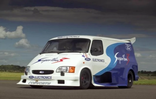 The Cosworth-powered, Formula One-inspired Supervan 3 concept of the 1980s