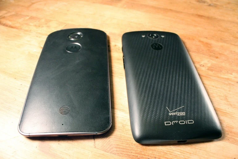 No leather option for the Droid Turbo (Photo: Eric Mack/Gizmag.com)