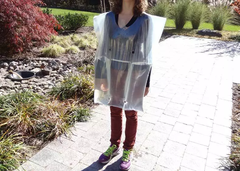 The reusable WaterVest costs around the same as a heavy duty plastic bag