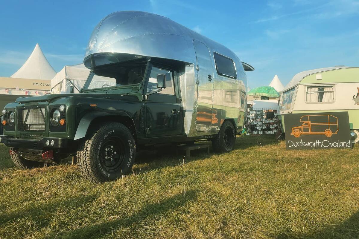 Amazing handbuilt Land Rover campervan with Airstream-style body Amazing handbuilt Land Rover campervan with Airstream-style body