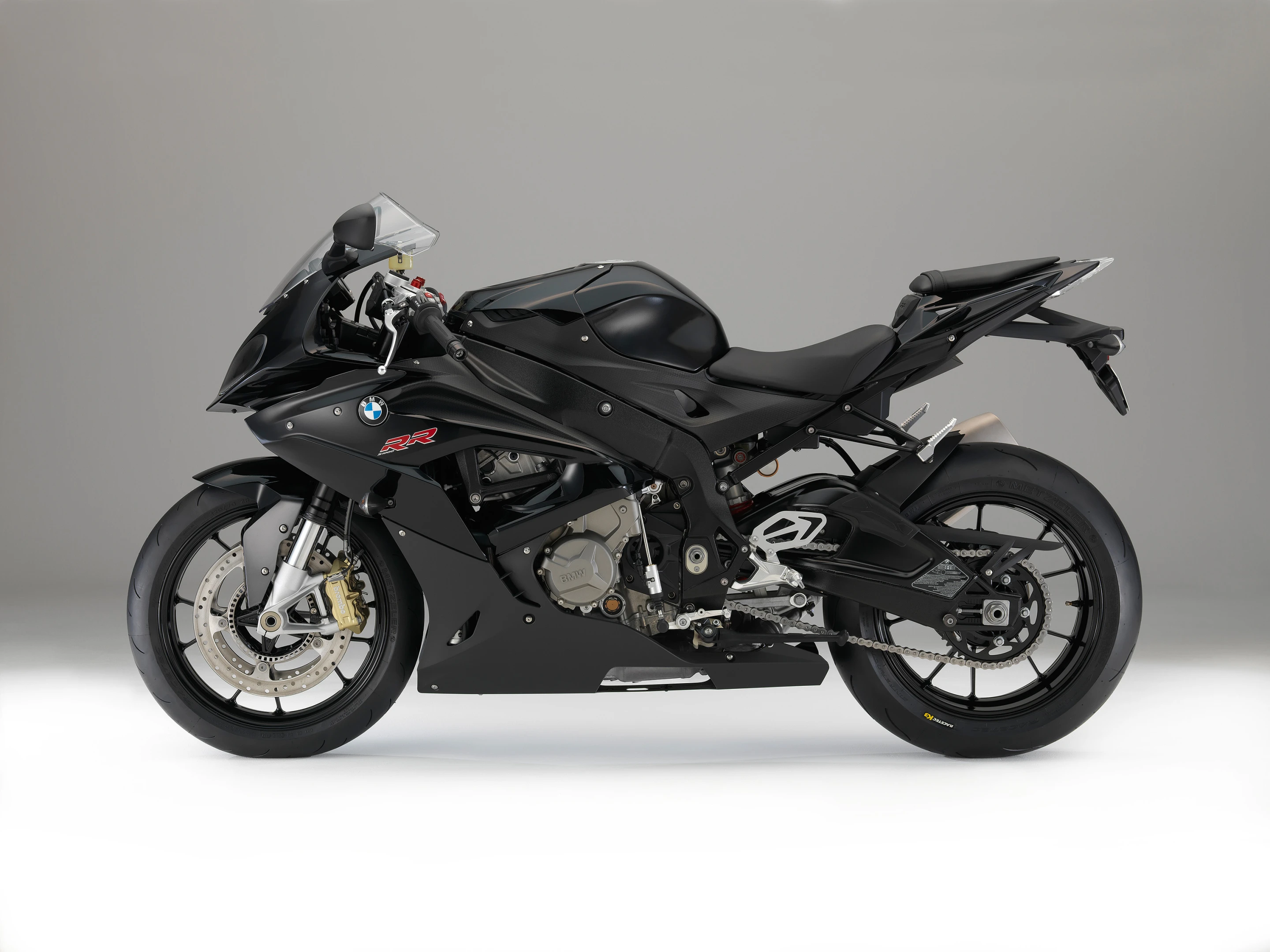 The 2015 BMW S1000RR in black