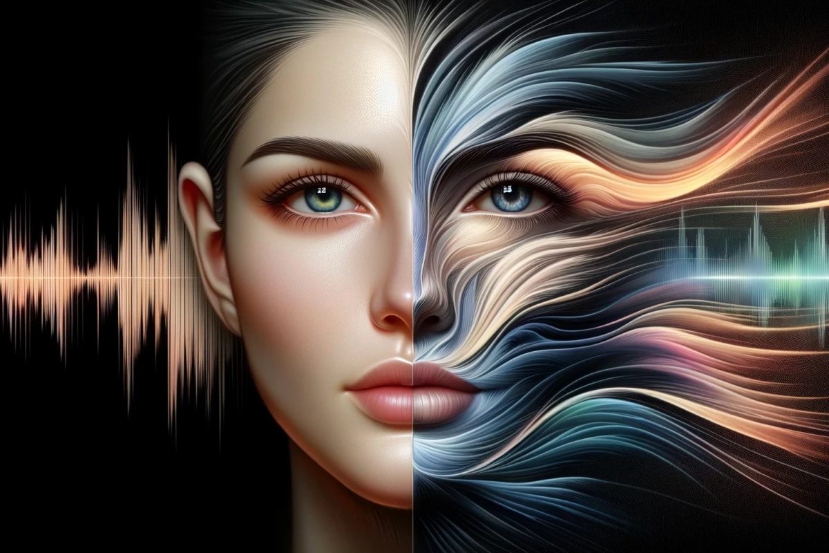 Sensory substitution devices translated basic faces and other shapes into auditory waveforms that blind and sighted subjects were trained to recognize