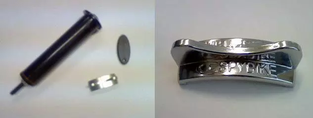 Secure the SpyBike unit with a special wrench