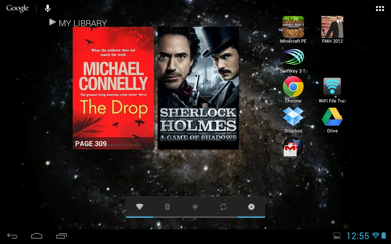 Nexus 7 screenshot - UI homescreen