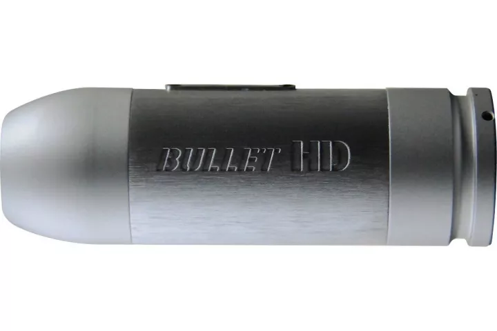 The Rollei Bullet HD actioncam records 720p video and is reportedly impervious to dust and impacts, but lacks a viewfinder (Photo: Rollei)