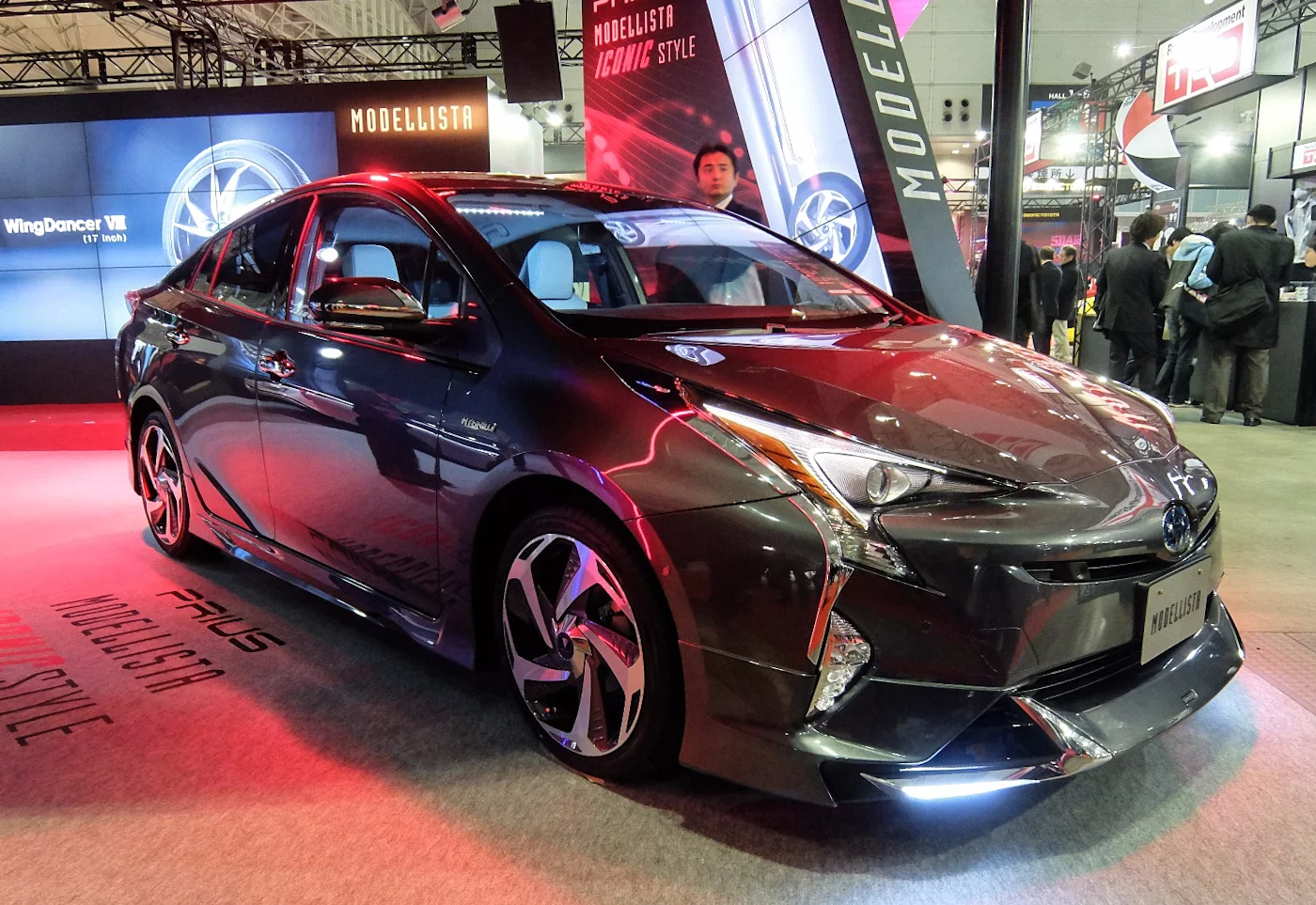 this effort to improve the styling of the Toyota PRIUS is the work of Modellista