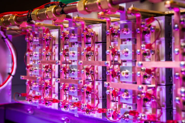 The LLNL laser diode arrays are the most powerful of their type ever built, producing an incredible 3.2 million watts of laser power (Photo: Damien Jemison/LLNL)