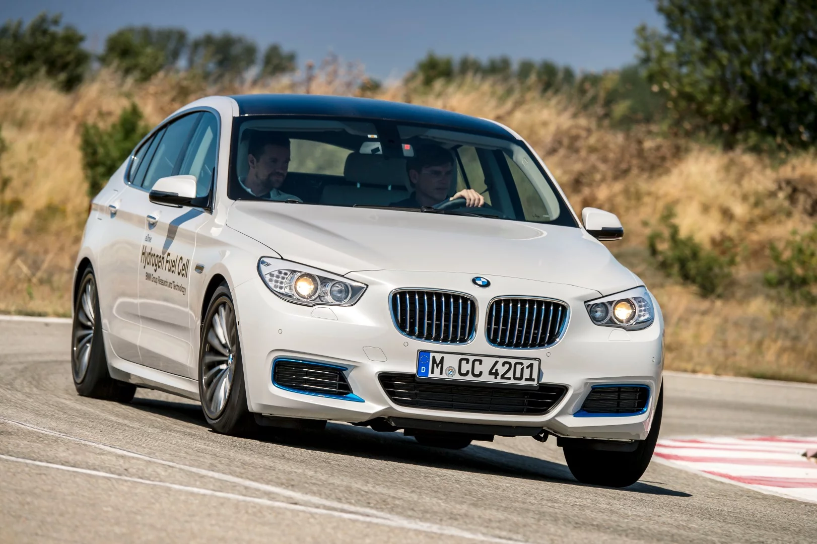Hydrogen fuel aside, the BMW should drive like any other electric powered car